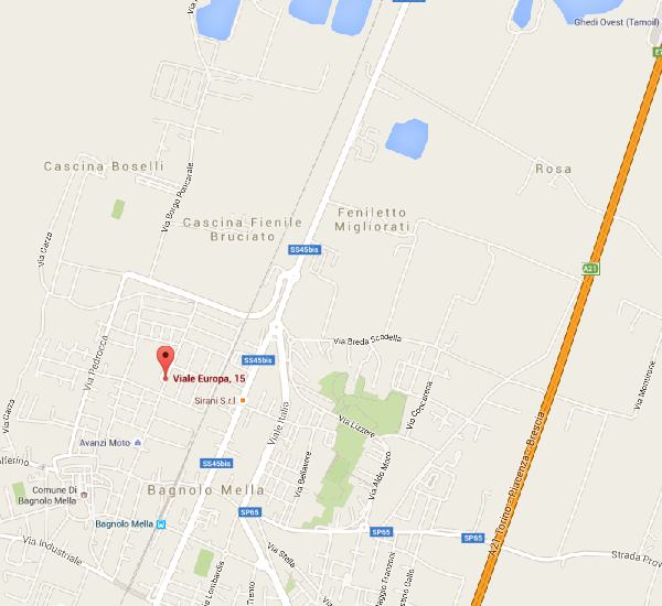 Mappa sede Bagnolo